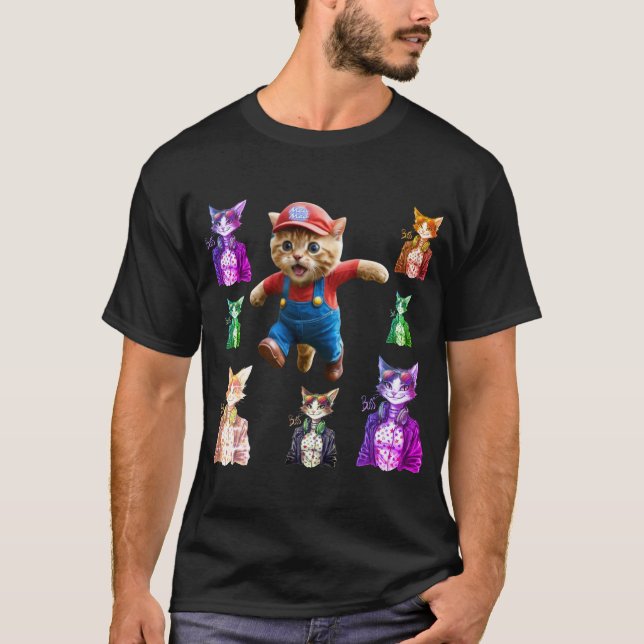 Cool Cat Boss – Funny Cat Lover Gift Idea T-Shirt (Front)