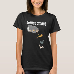 Cool Cat Bottled Smiles Antidepressant Cats Cute T-Shirt