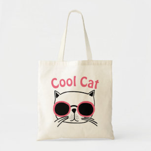 Cool Cat Budget Tote Bag