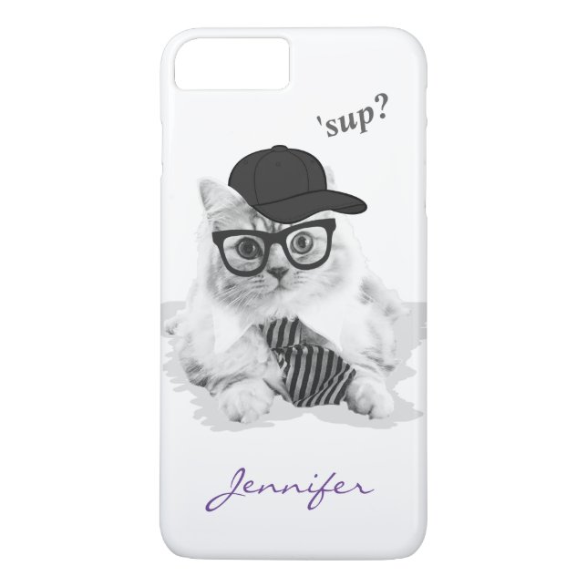 Cool Cat Case-Mate iPhone 7 Case (Back)