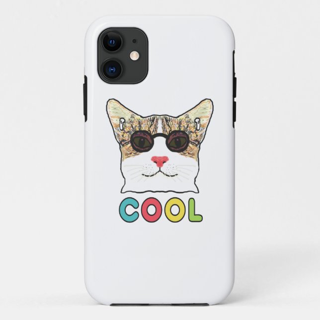 Cool Cat Case-Mate iPhone Case (Back)