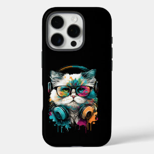 cool cat iPhone 16 pro case