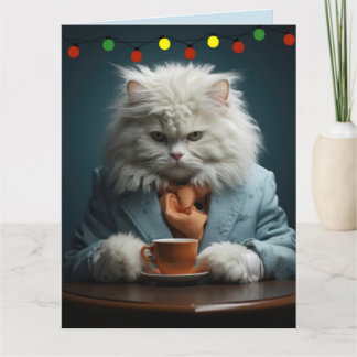 COOL CAT CHRISTMAS GREETING CARD
