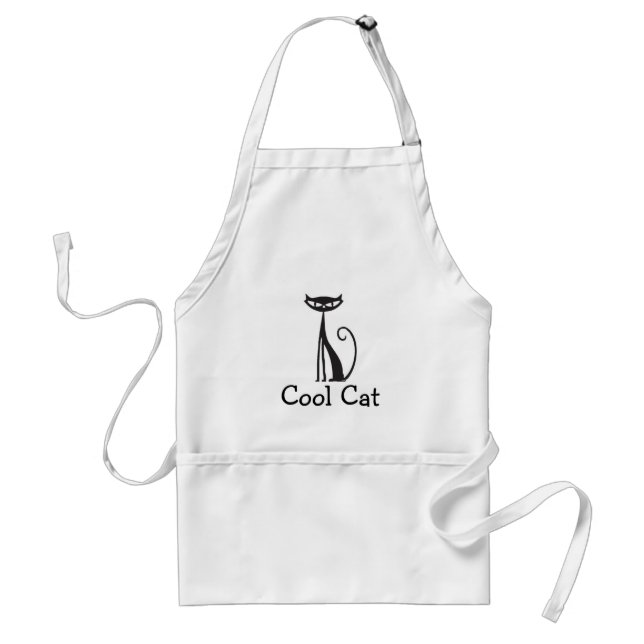 Cool Cat Cook Standard Apron (Front)