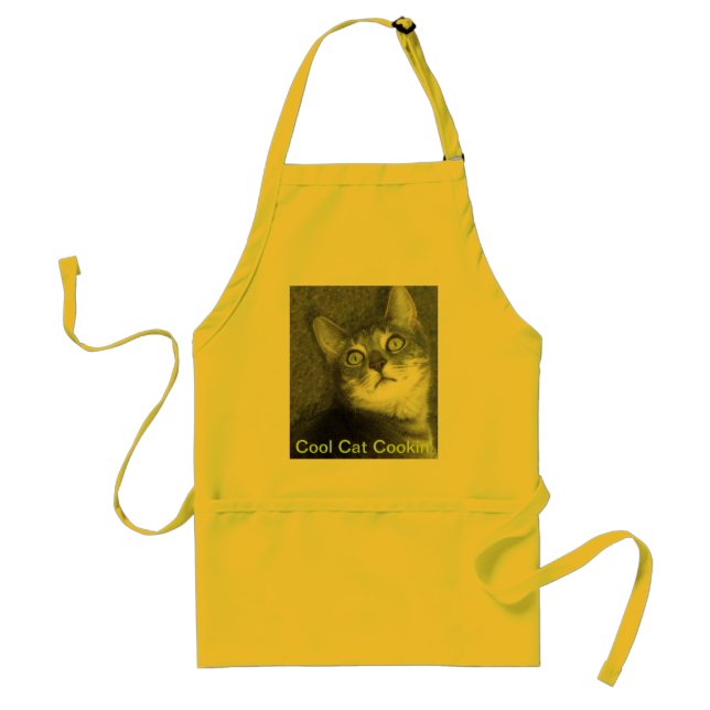 Cool Cat Cookin' Standard Apron (Front)