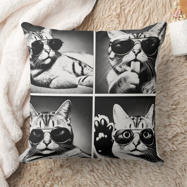  Cool cat Cushion (Blanket)