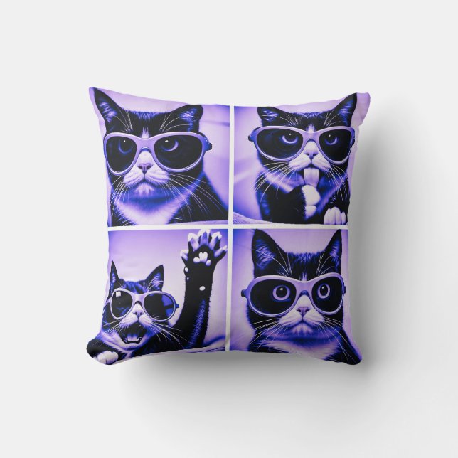 Cool cat cushion (Front)
