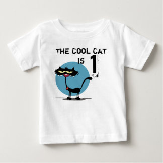 Cool Cat Customisable Birthday T-shirt