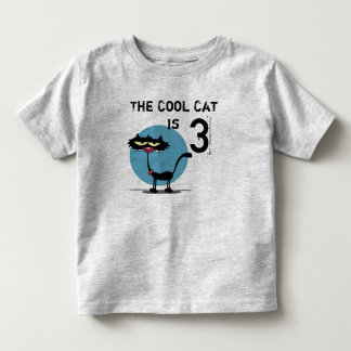 Cool Cat Customisable Birthday T-shirt