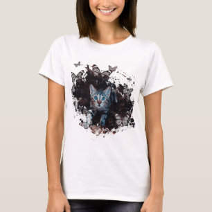 Cool Cat Design T-Shirt