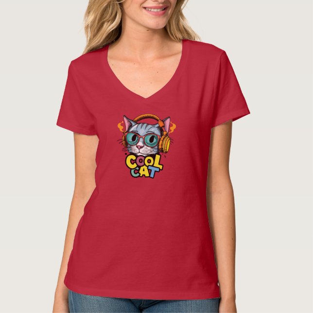 Cool Cat fun T-shirt (Front)