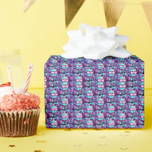 Cool Cat Gamer Wrapping Paper