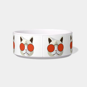 Cool Cat in Sunglasses Bowl