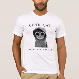 Cool Cat Investigations LLC logo tee