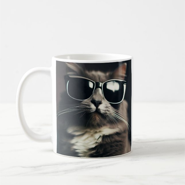 Cool Cat Mug (Left)