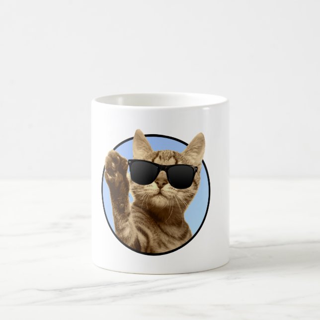 Cool Cat Mug  (Center)