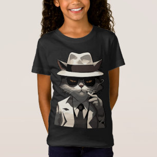 Cool Cat Noir: Suave and Mysterious Feline T-Shirt