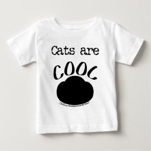 Cool Cat-Paw Print Baby T-Shirt