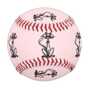 Cool Cat Pink Baseball