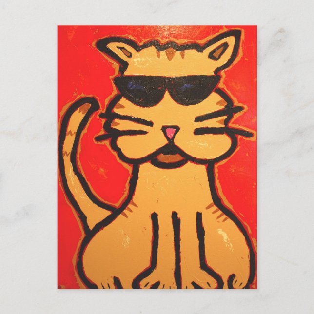 Cool Cat postcard (Front)
