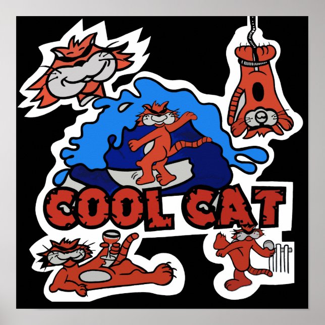 Cool Cat Poster (Front)