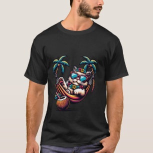 Cool Cat Sunglasses Hammock T-Shirt