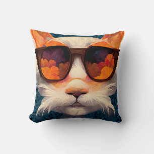 COOL CAT SUNGLASSES PILLOW