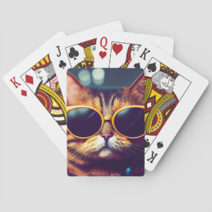 COOL CAT SUNGLASSES PLAYING CARDS