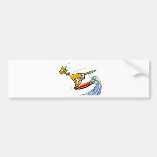 CooL CaT SuRfEr Bumper Sticker