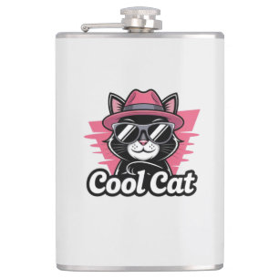 Cool Cat Swagger Hip Flask