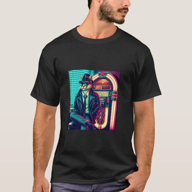 Cool Cat Tie T-Shirt (Front)