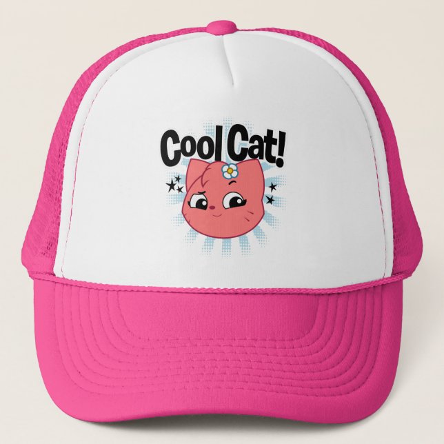 Cool Cat Trucker Hat (Front)