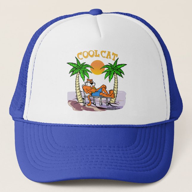 Cool Cat Trucker Hat (Front)