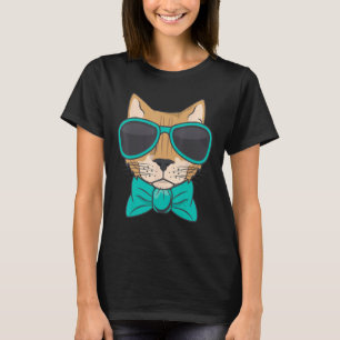 Cool Cat With Glasses T-Shirt
