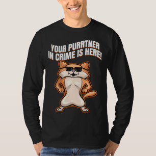 Cool Cat With Sun Glasses On Purrsday T-Shirt