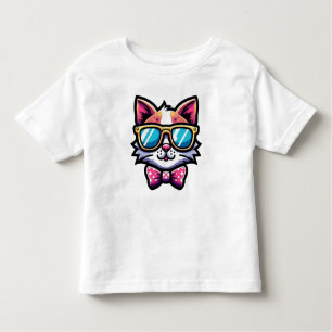 Cool Cat with Sunglasses – Toddler kids T-Shirt