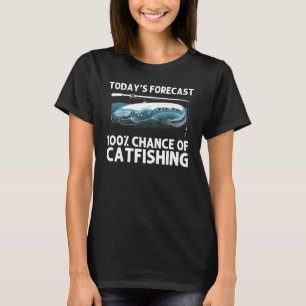 Cool Catfish Fishing For Men Women Catfishing Rod T-Shirt