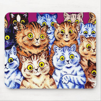Cool Cats by Louis Wain Mouse Pad