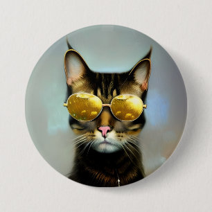 Cool Cats for stylish people 7.5 Cm Round Badge