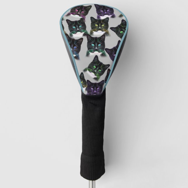 Cool Cats Golf Head Cover (Front)