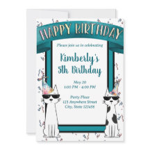 Cool Cats Happy Birthday