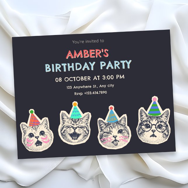 Cool cats  invitation (Creator Uploaded)