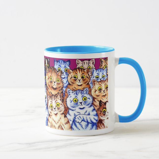 Cool Cats Mug by Louis Wain (Right)