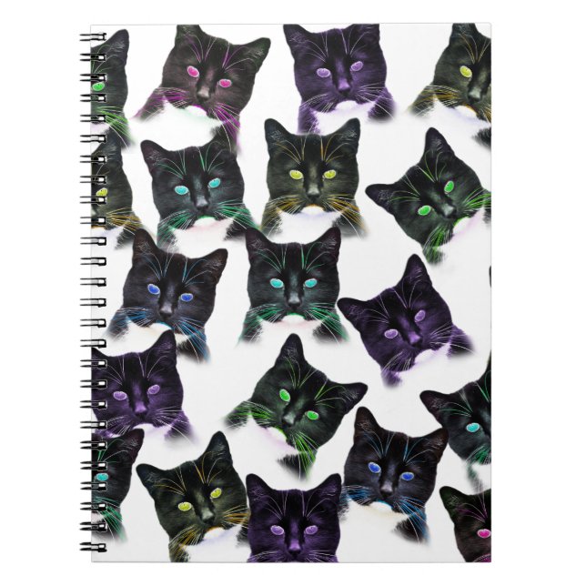Cool Cats Spiral Notebook (Front)