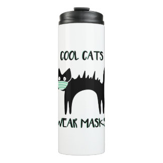 COOL CATS WEAR MASKS THERMAL TUMBLER