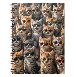 Cool Cats Wearing Sunglasses Notebook
