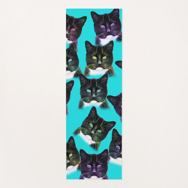 Cool Cats! Yoga Mat (Front)