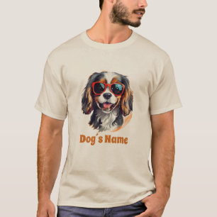 Cool Cavalier King Charles Spaniel With Sunglasse T-Shirt