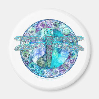 Cool Celtic Dragonfly Magnet
