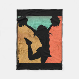 Cool Cheerleading Art For Men Women Cheerleader Ch Fleece Blanket